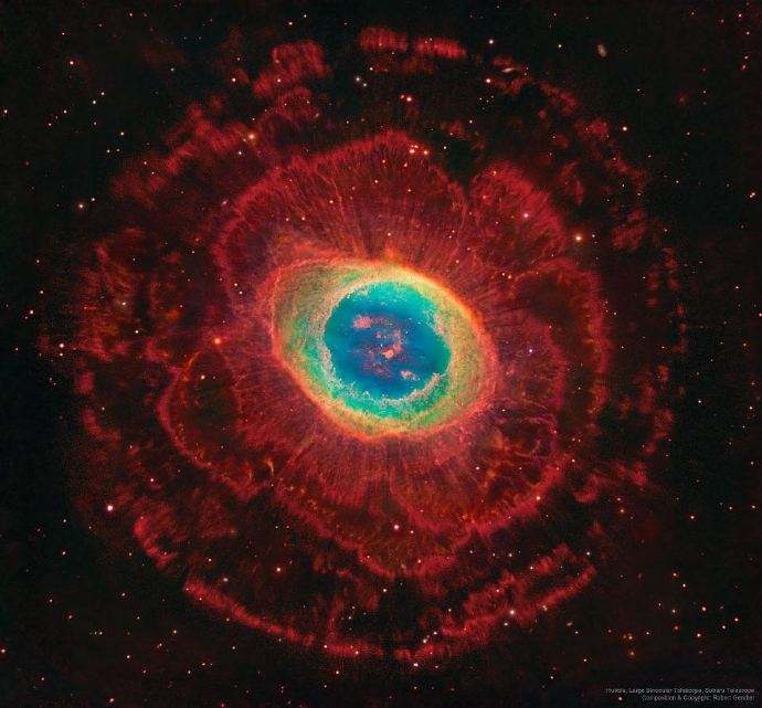 哈勃望远镜拍摄的双喷流星云,你见过如此色彩鲜艳的星云吗?