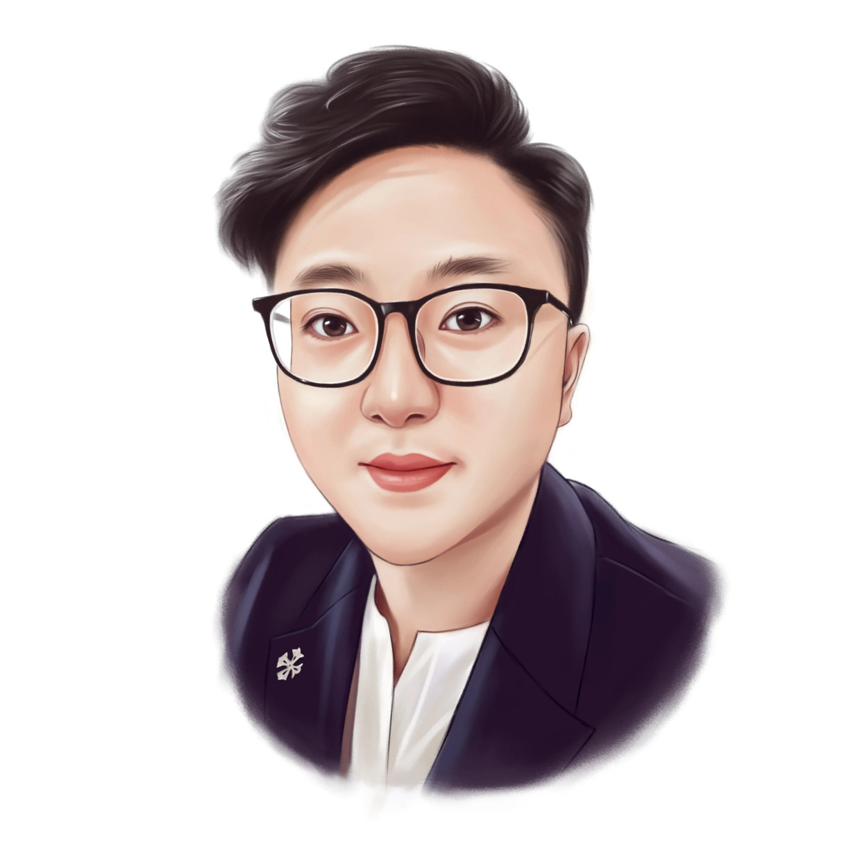 手绘头像男成熟稳重,个性手绘头像图片