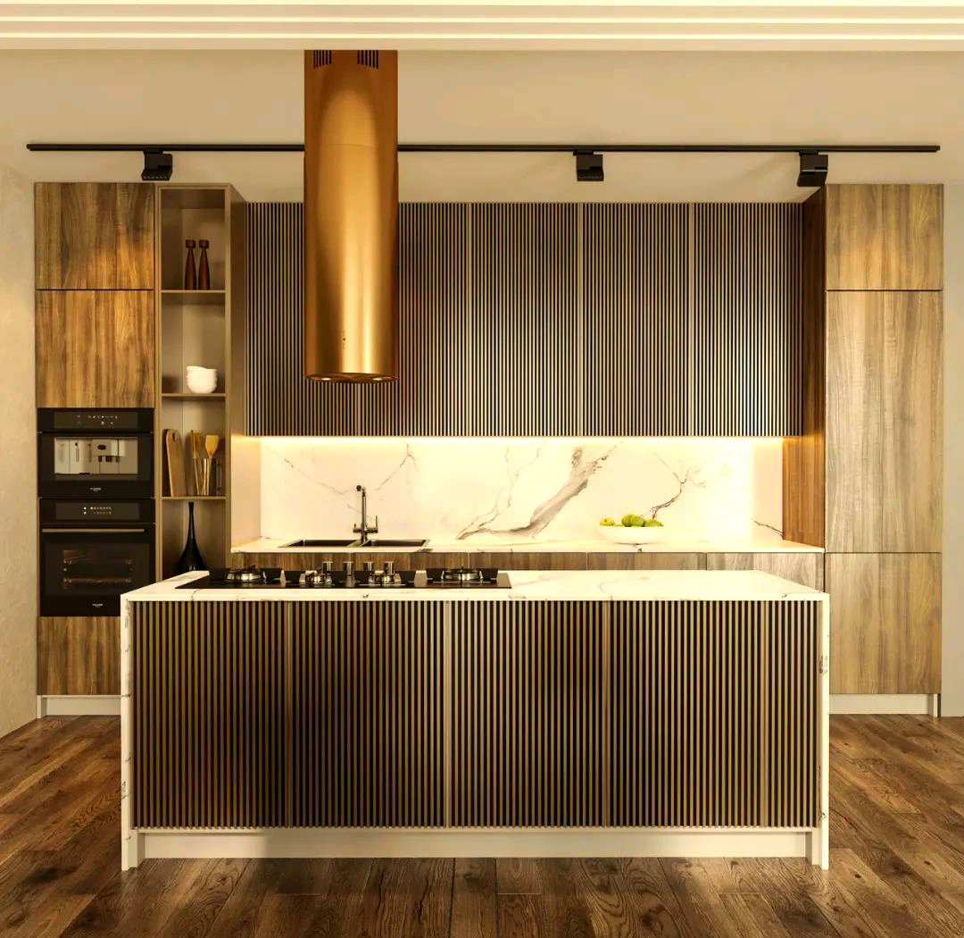 多种当下流行的木格栅设计应用