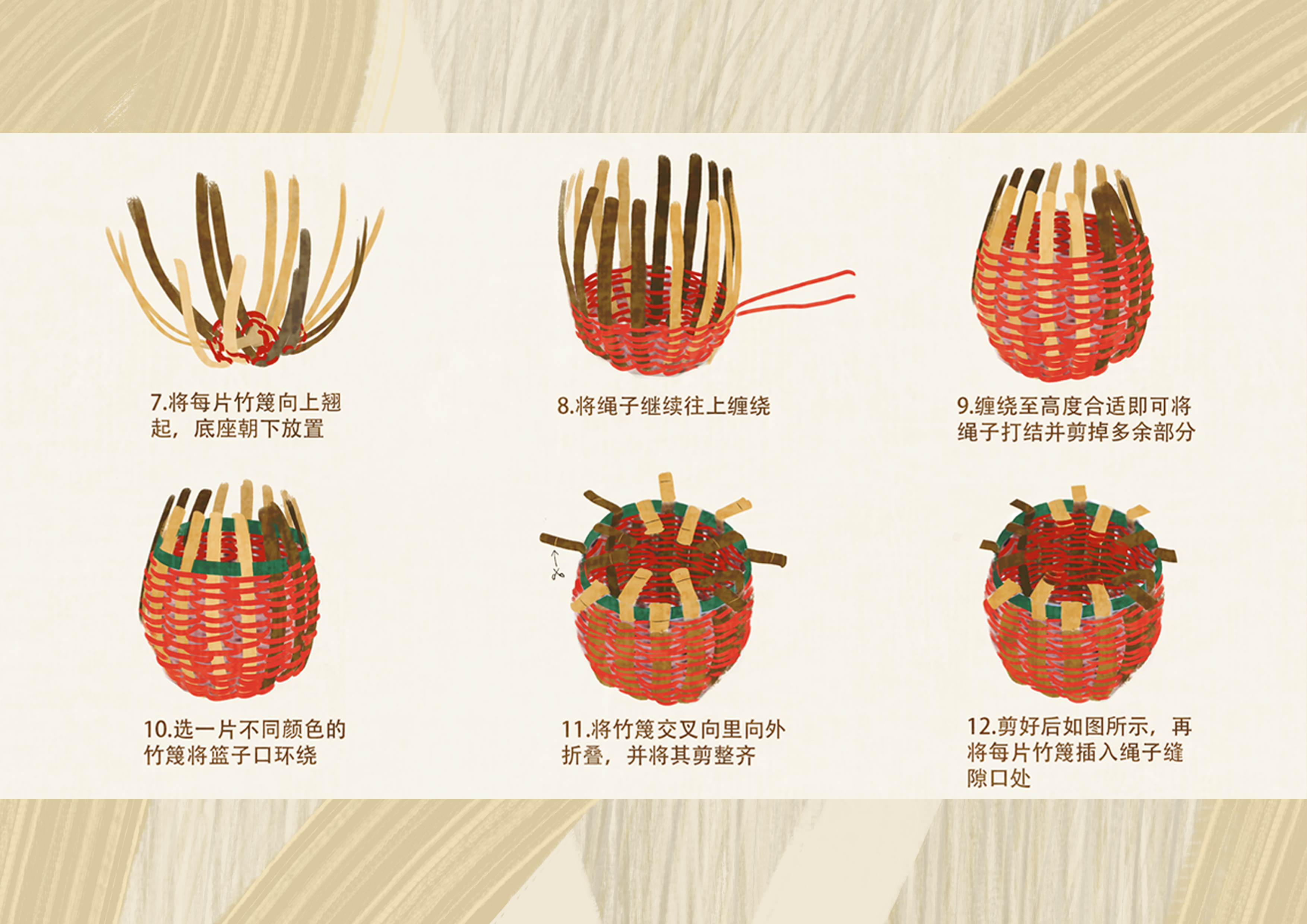 漫画丨背篓上的湘西,探秘湘西竹编技艺「全国大学生网络文化节获奖