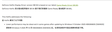 微软Win11更新致游戏性能下降：NVIDIA紧急推热驱动修复！