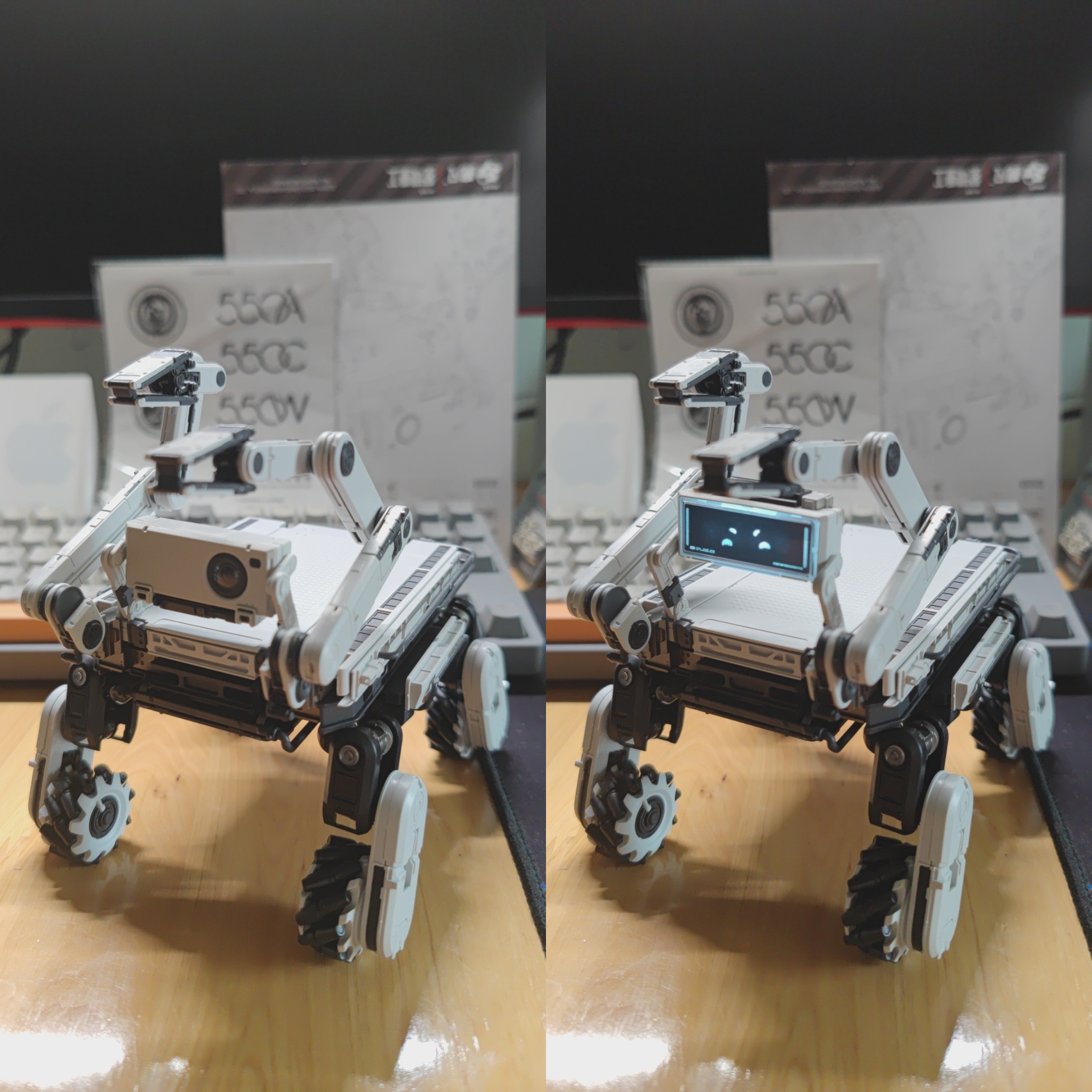 《流浪地球2》周边模型《机械狗-笨笨》拼装效果