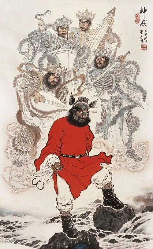 中华钟馗画院院长,董之一人物画作品欣赏