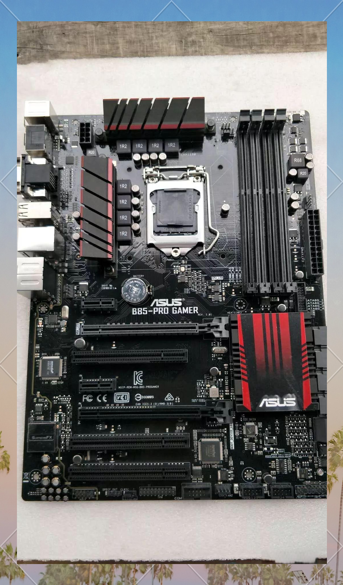 华硕b85最高支持什么cpu