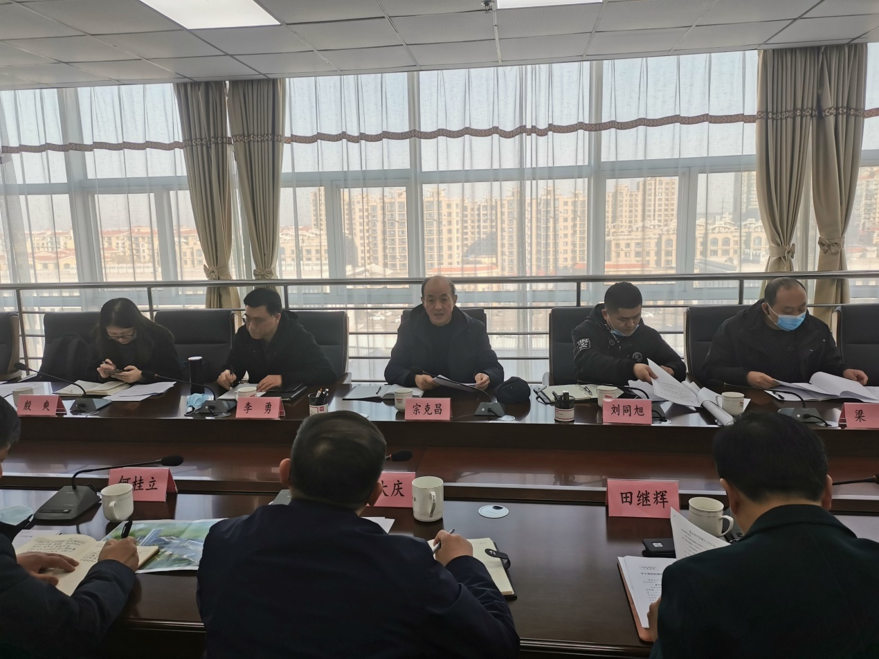 盘锦市水利局调研盘山县水利工程项目