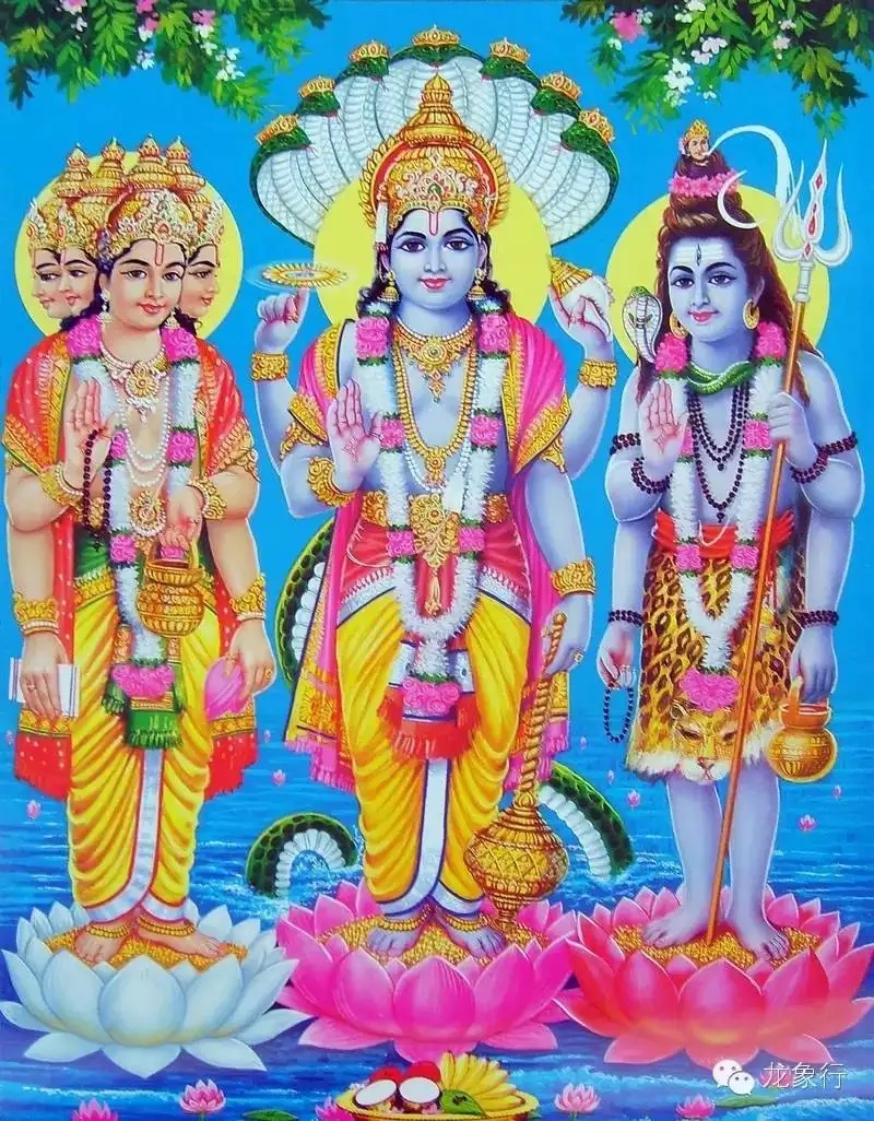 印度教三大神图片