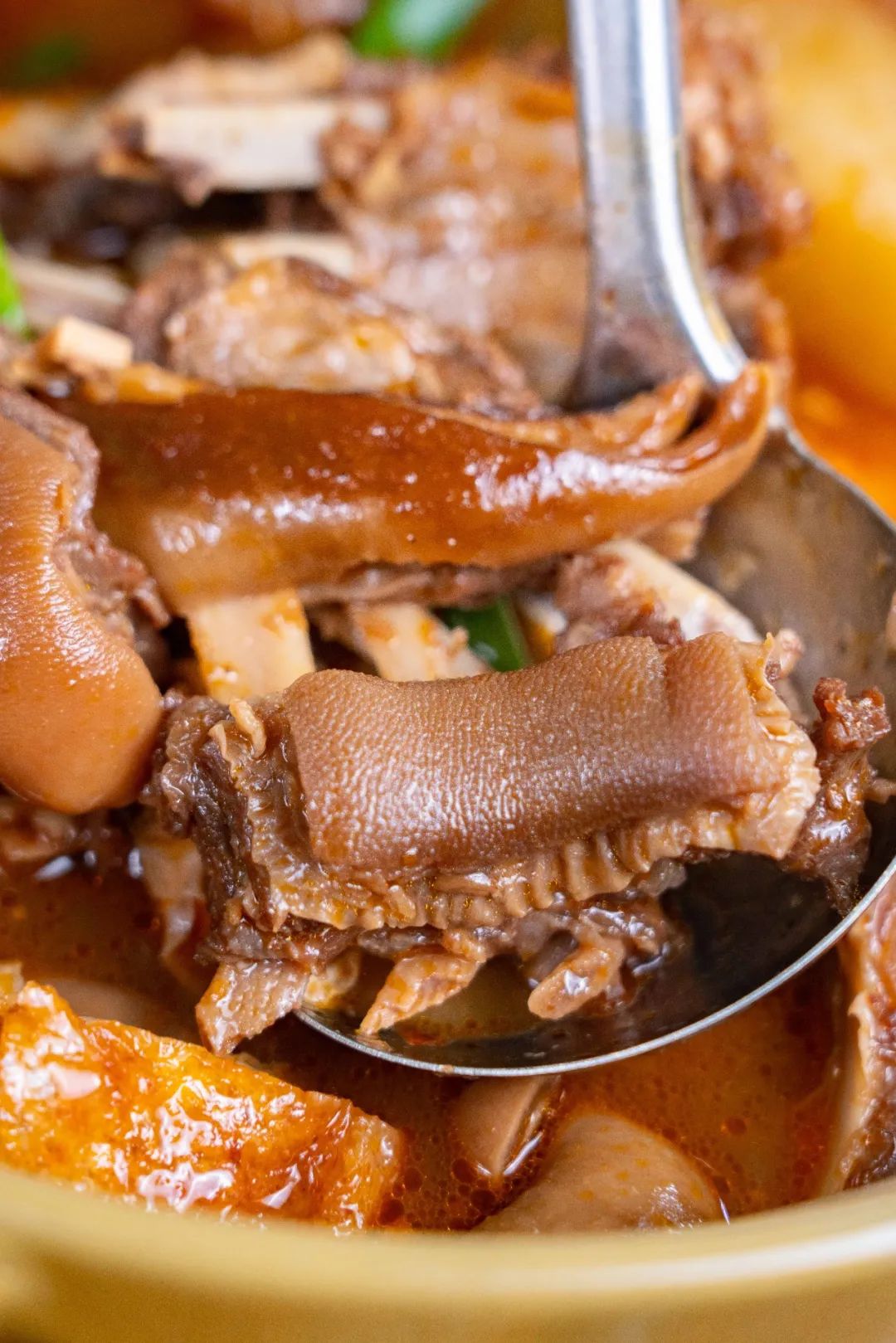 羊腩厚实多汁,满满一煲!多款配菜加持,开涮!