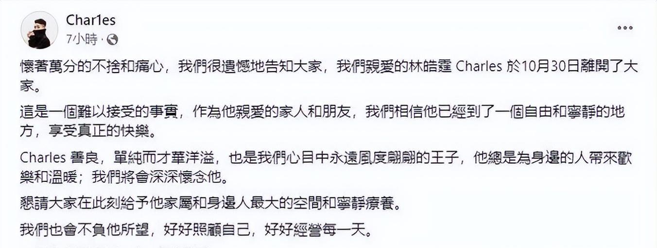 黑暗之星陨落,林皓霆永别人间