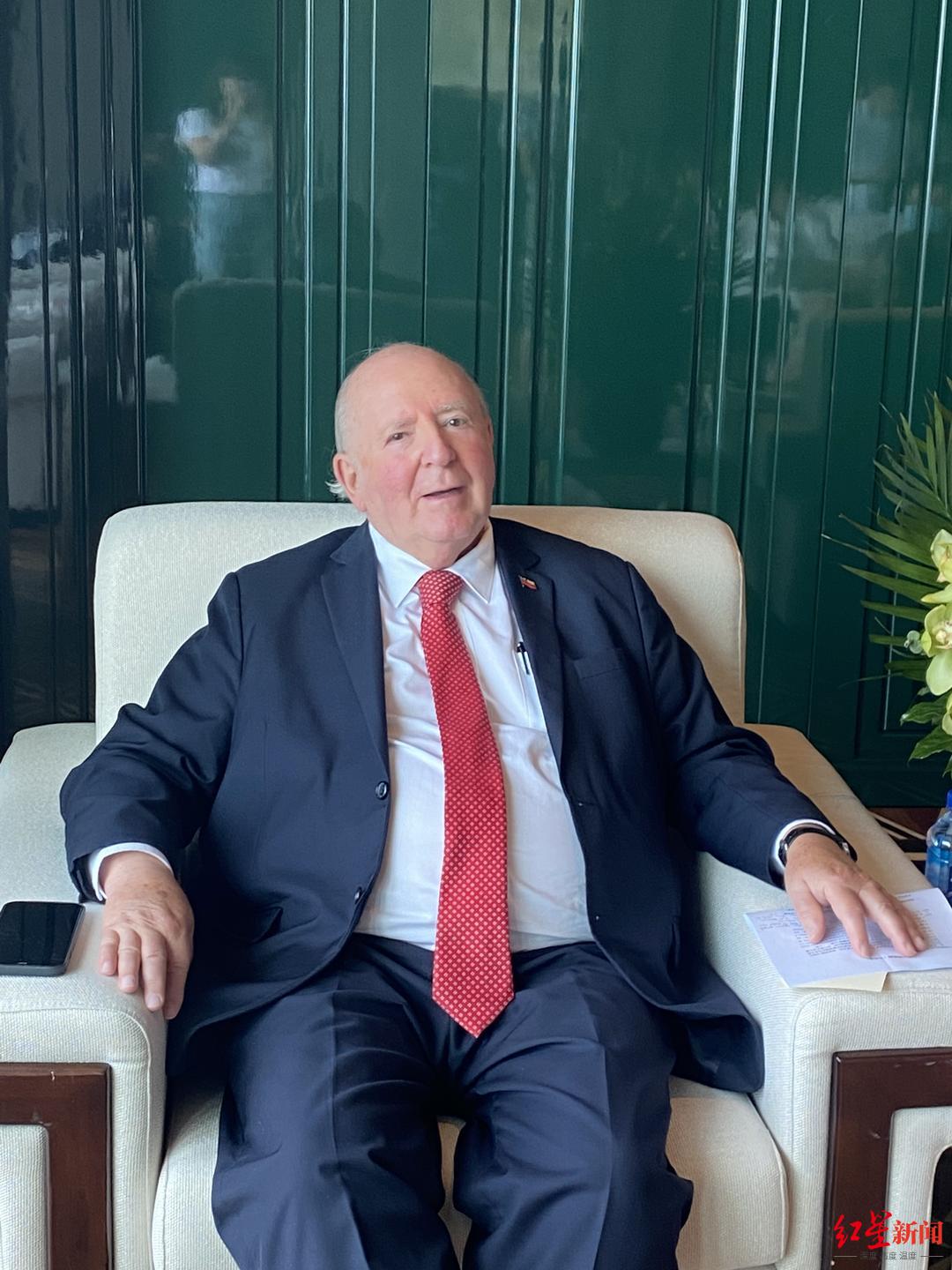 智利驻华大使施密特:希望与成都加强经贸,文化,科技等方面的合作