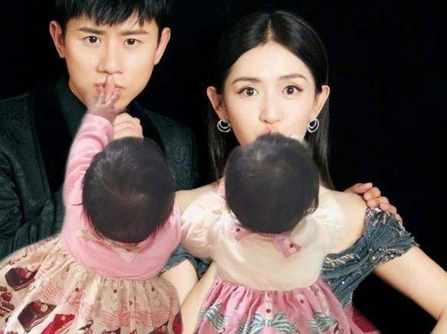 谢娜带仨女儿出街,小腹凸起全程护肚疑怀孕,张杰司机随行照顾