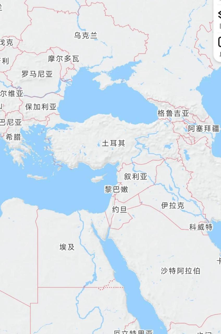 果然是我喜欢的高德地图 中东阿拉伯联军总部设立在约旦 打开地图一看