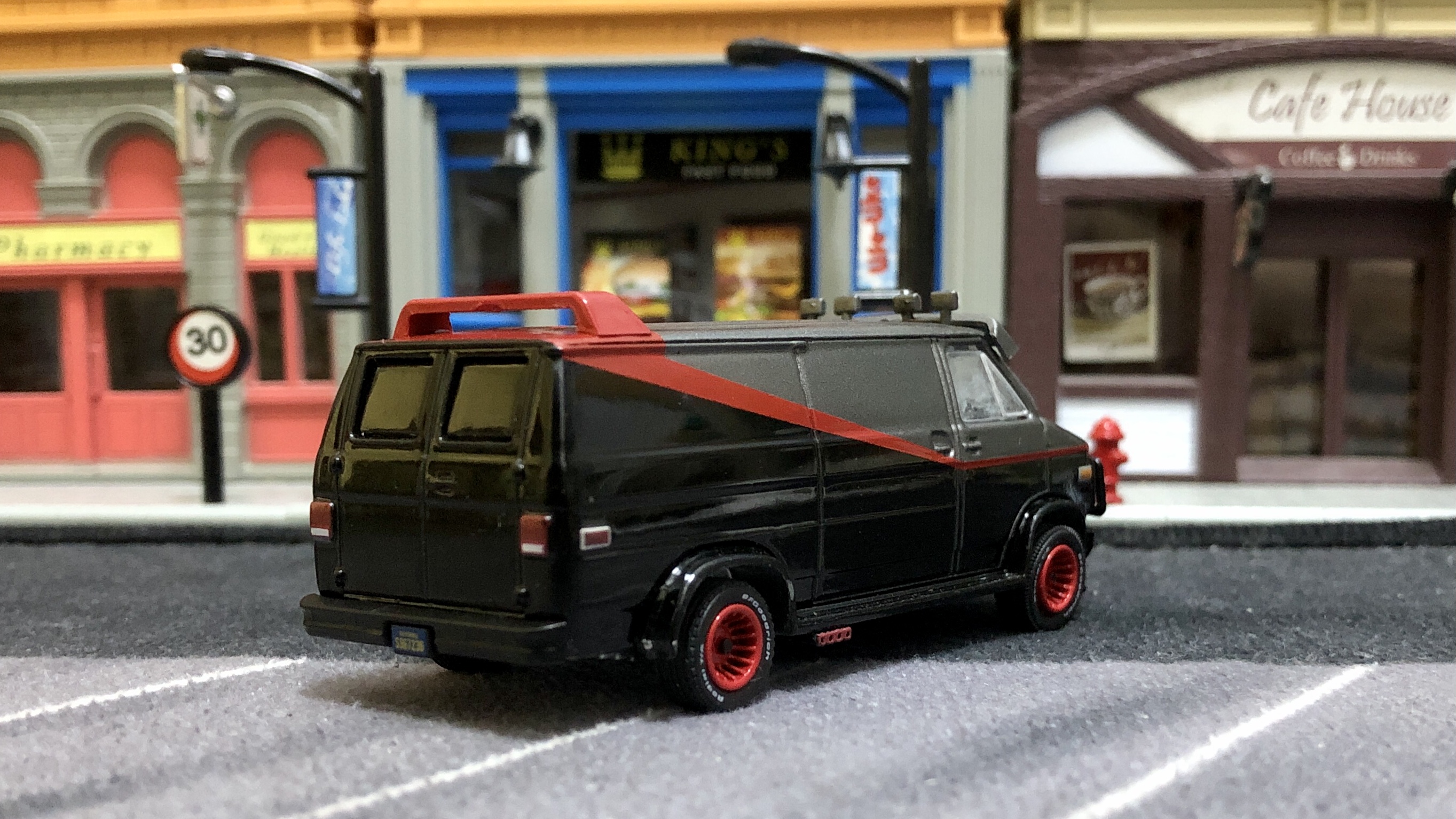 绿光电影车,天龙特工队gmc大面包vandura