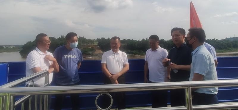 常务副市长曾云忠调研水心坝大桥及连接线