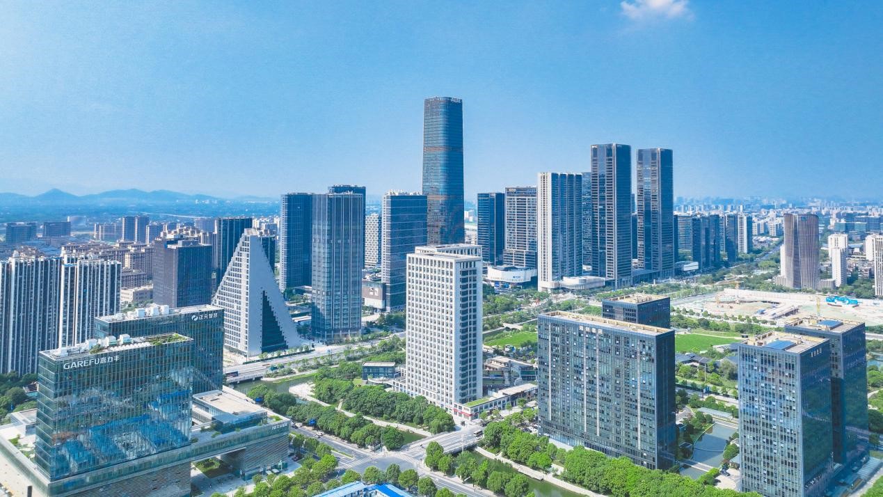 杭州未来科技城实景图片