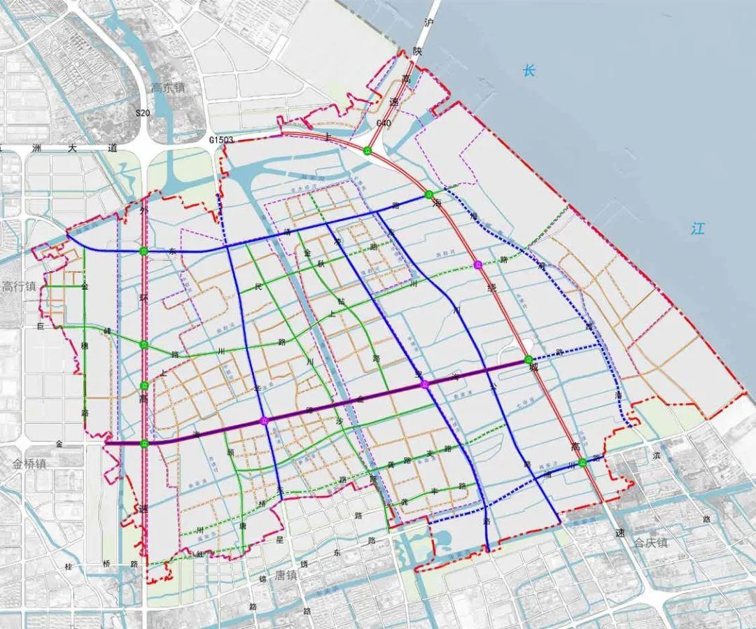 上海高行镇行政区划图图片