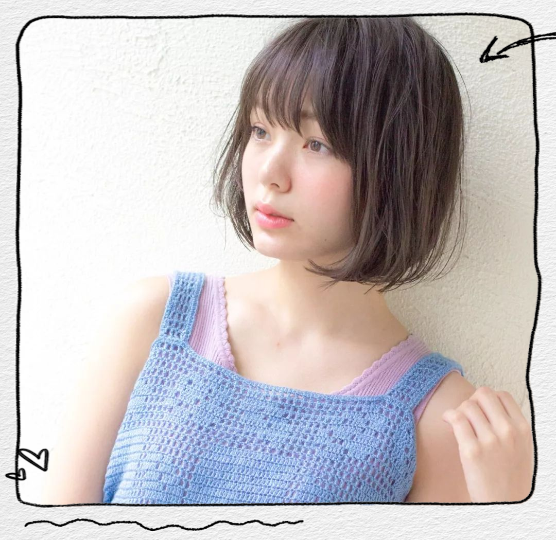 22款日系刘海发型推荐,小仙女必备