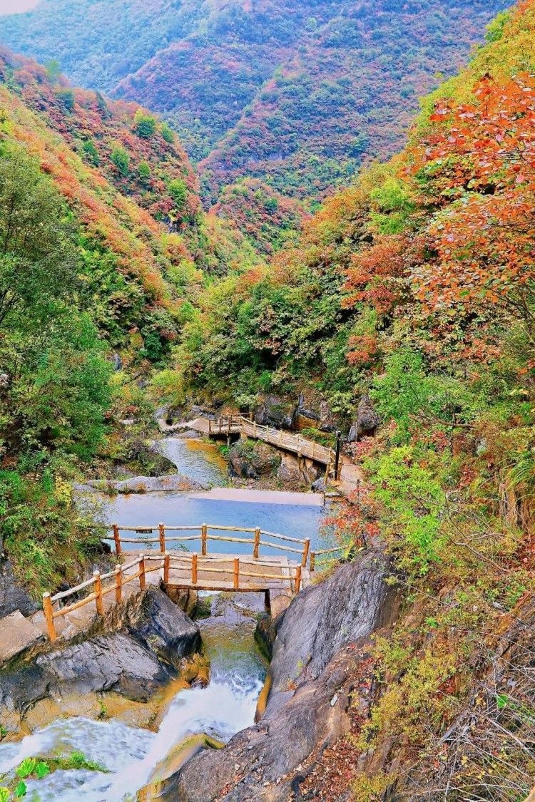 山阳县天蓬山寨风景区图片