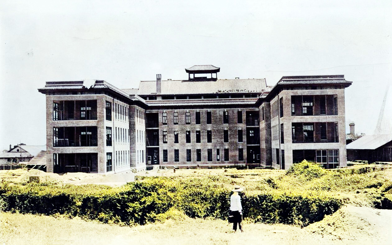 老照片:民国时期湖南长沙的湘雅医院和湘雅医学院旧影