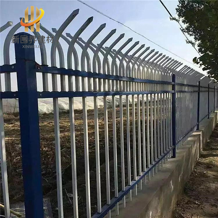 定制锌钢围墙护栏,方管组装式围栏,焊接式锌钢栅栏的产品优点