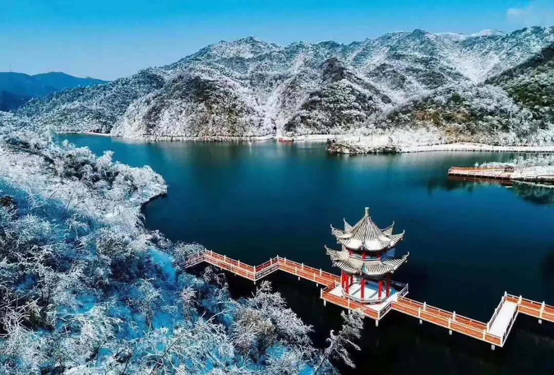 小年遇瑞雪!双牌阳明山披上"银装"