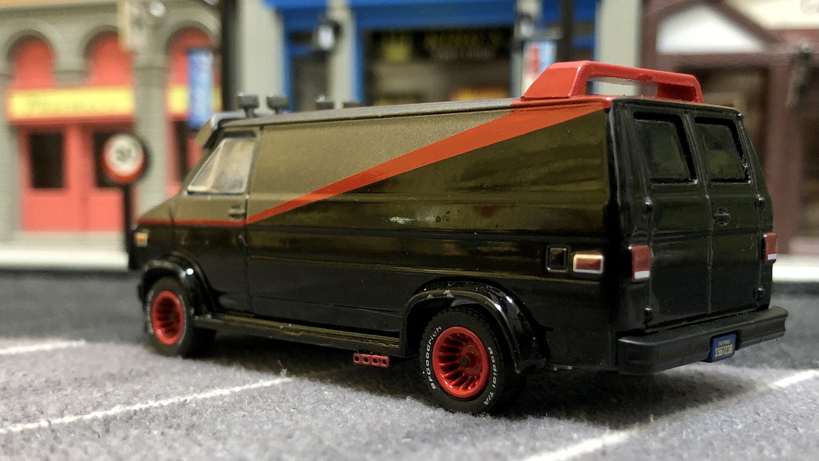 绿光电影车,天龙特工队gmc大面包vandura