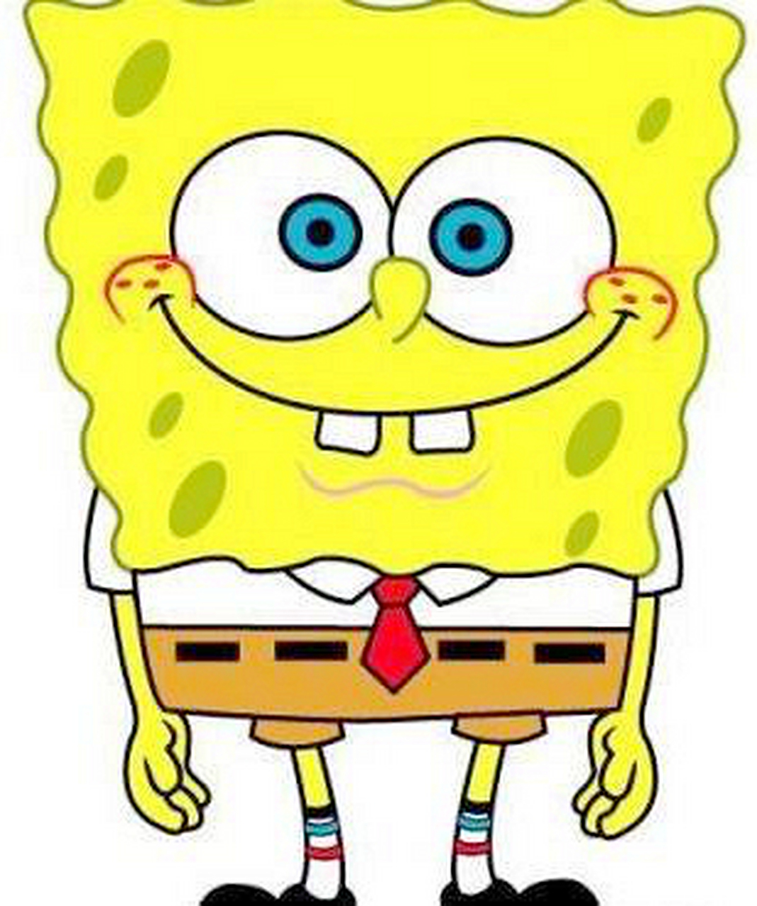 马思纯发布了一张非常像海绵宝宝的自拍照