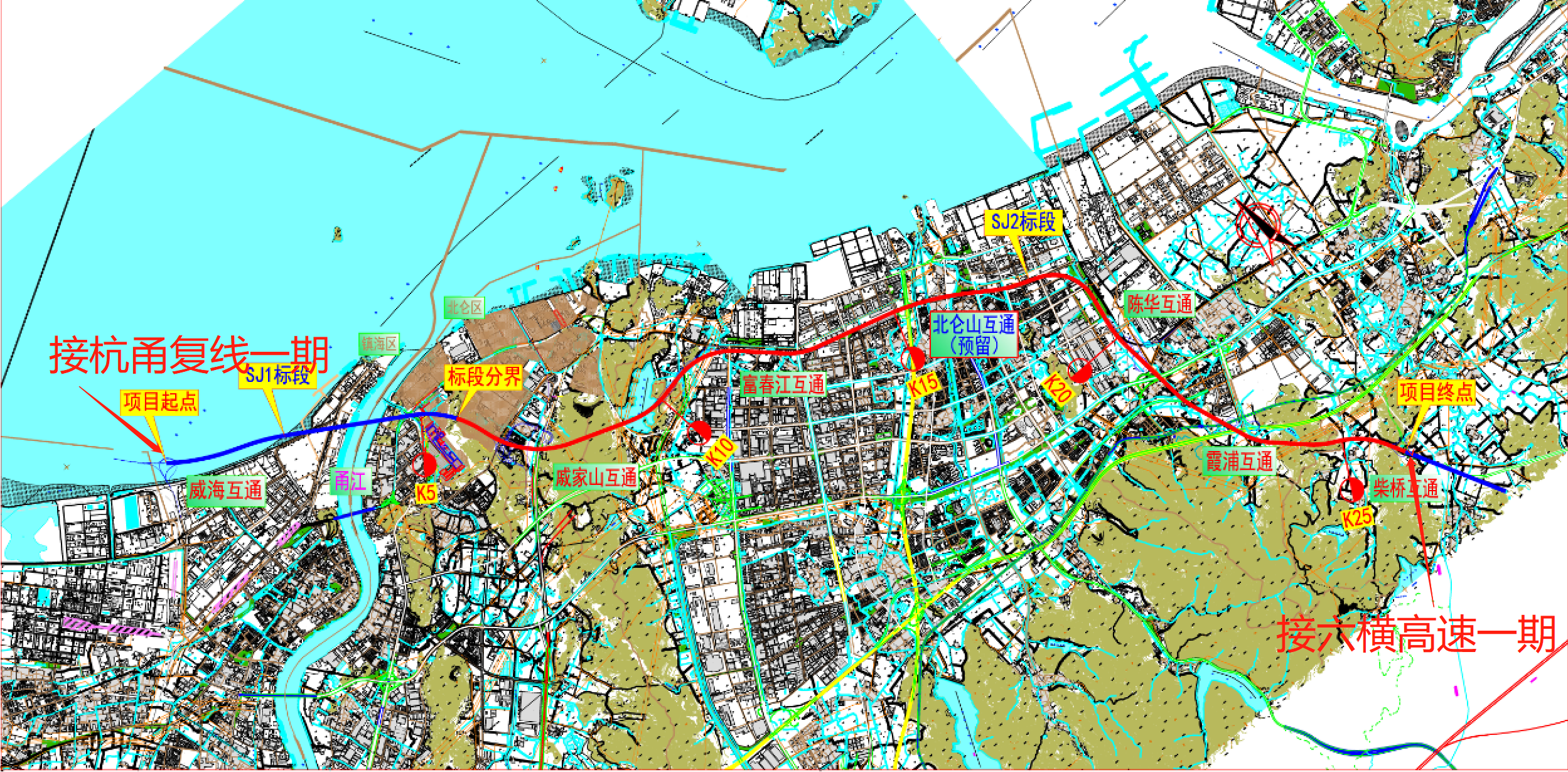 杭甬高速宁波段三期工程北仑段完成外业勘探 力争年内开工