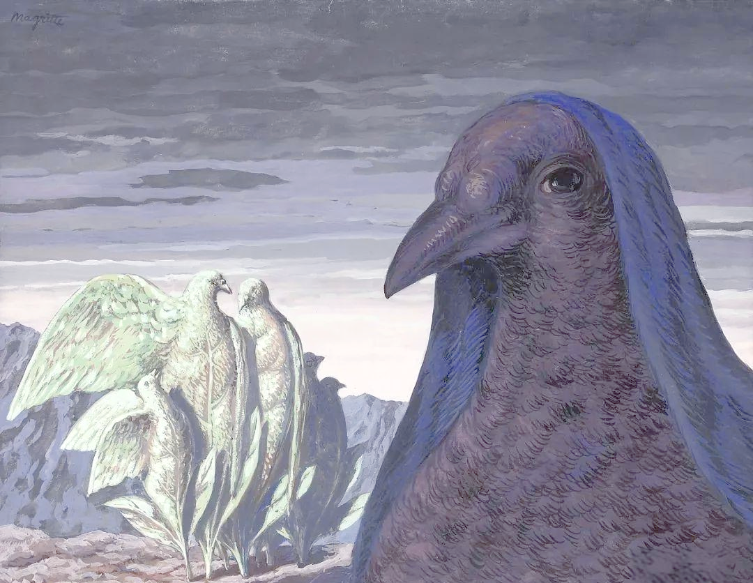 这一手法虽在立体主义绘画中已有所见,但马格里特却赋予了它独特的