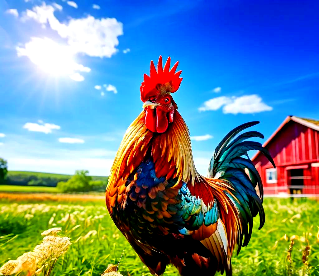 描写公鸡的优美词汇,句子与段落精选