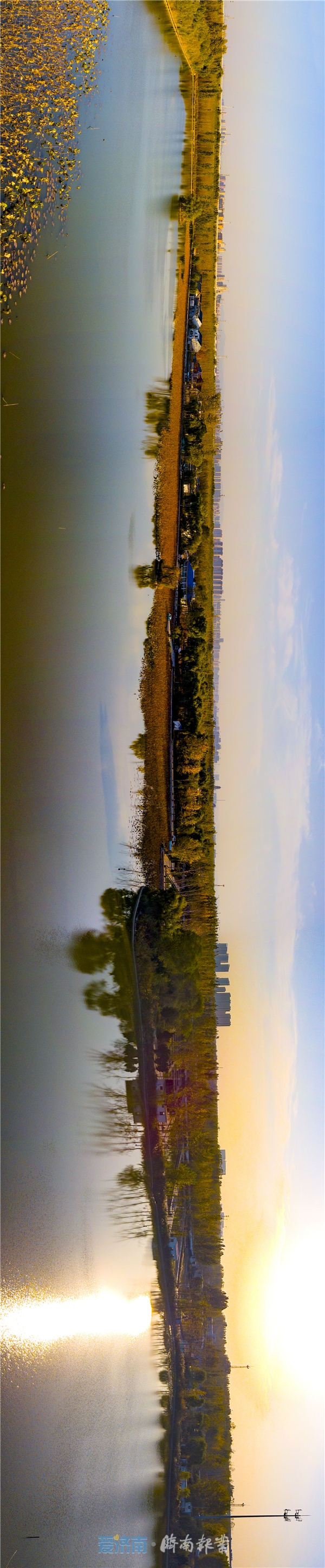 爱航拍 |一草一木皆风景!这里是如诗如画的美里湖湿地公园