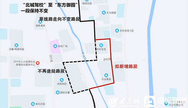 济宁65路公交车路线图图片