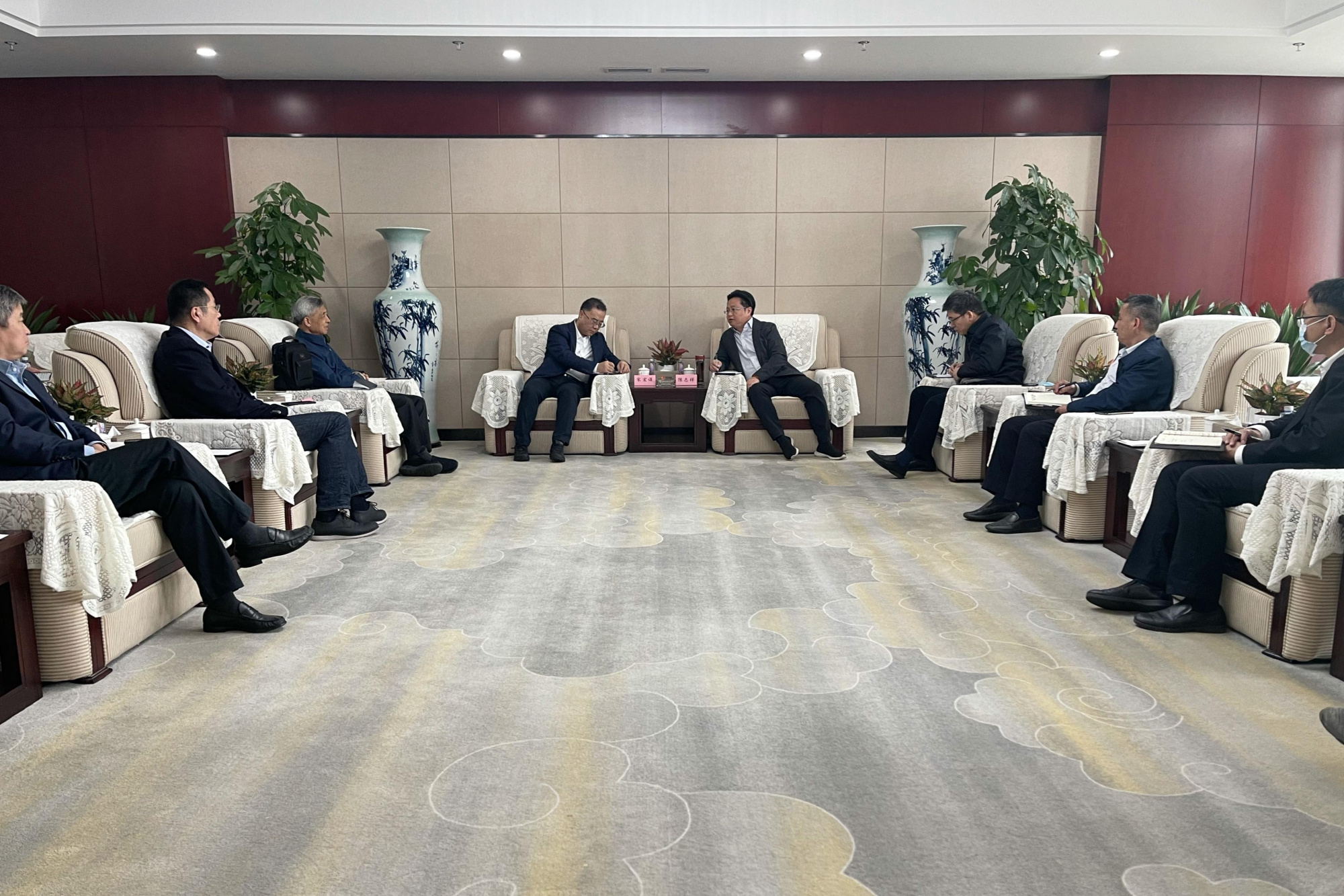 陈志祥与中国泛海总裁,泛海控股董事长宋宏谋会谈