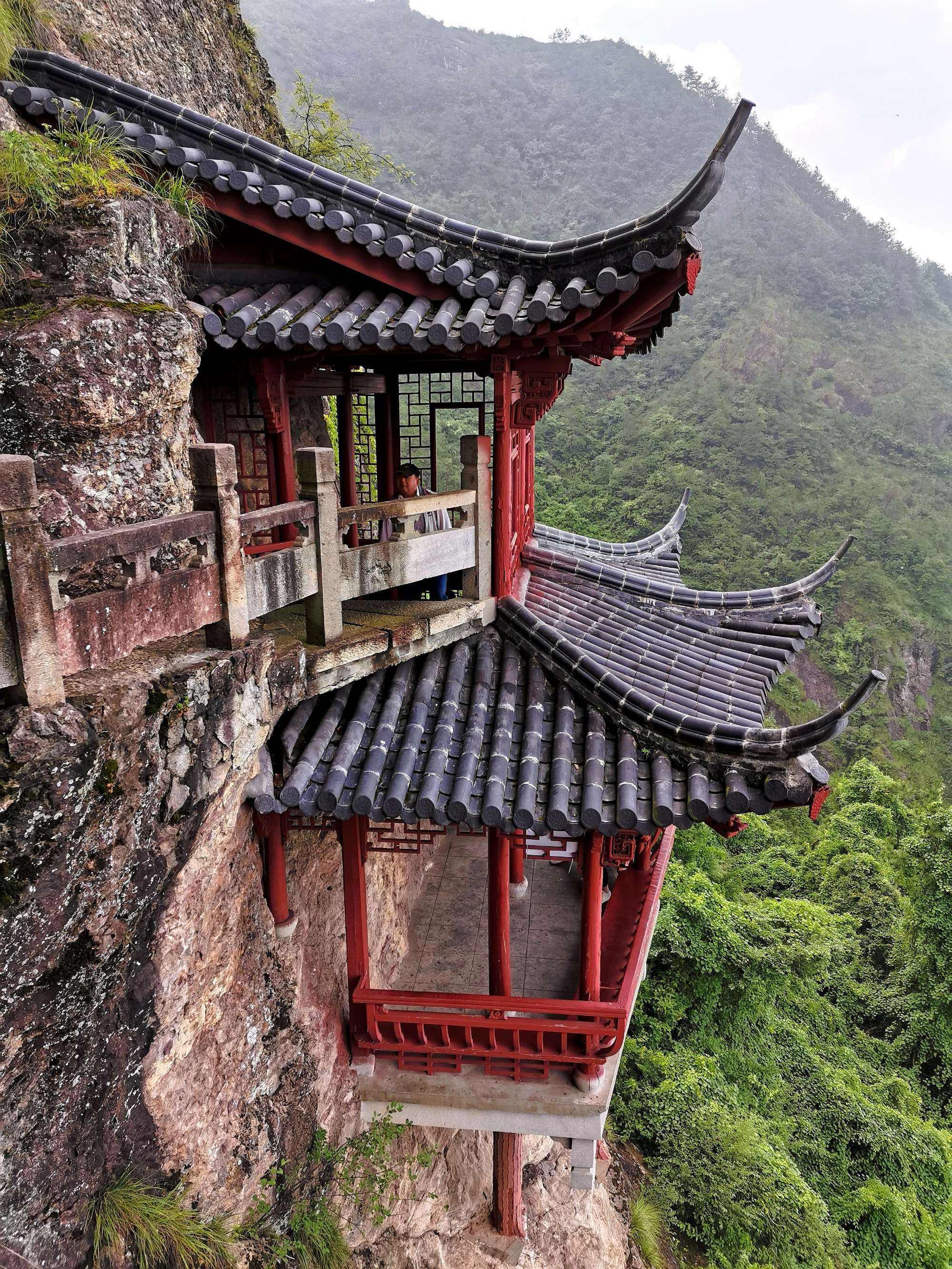 "浙西小九华"大慈岩景区,这里有许多极具震撼力的景点