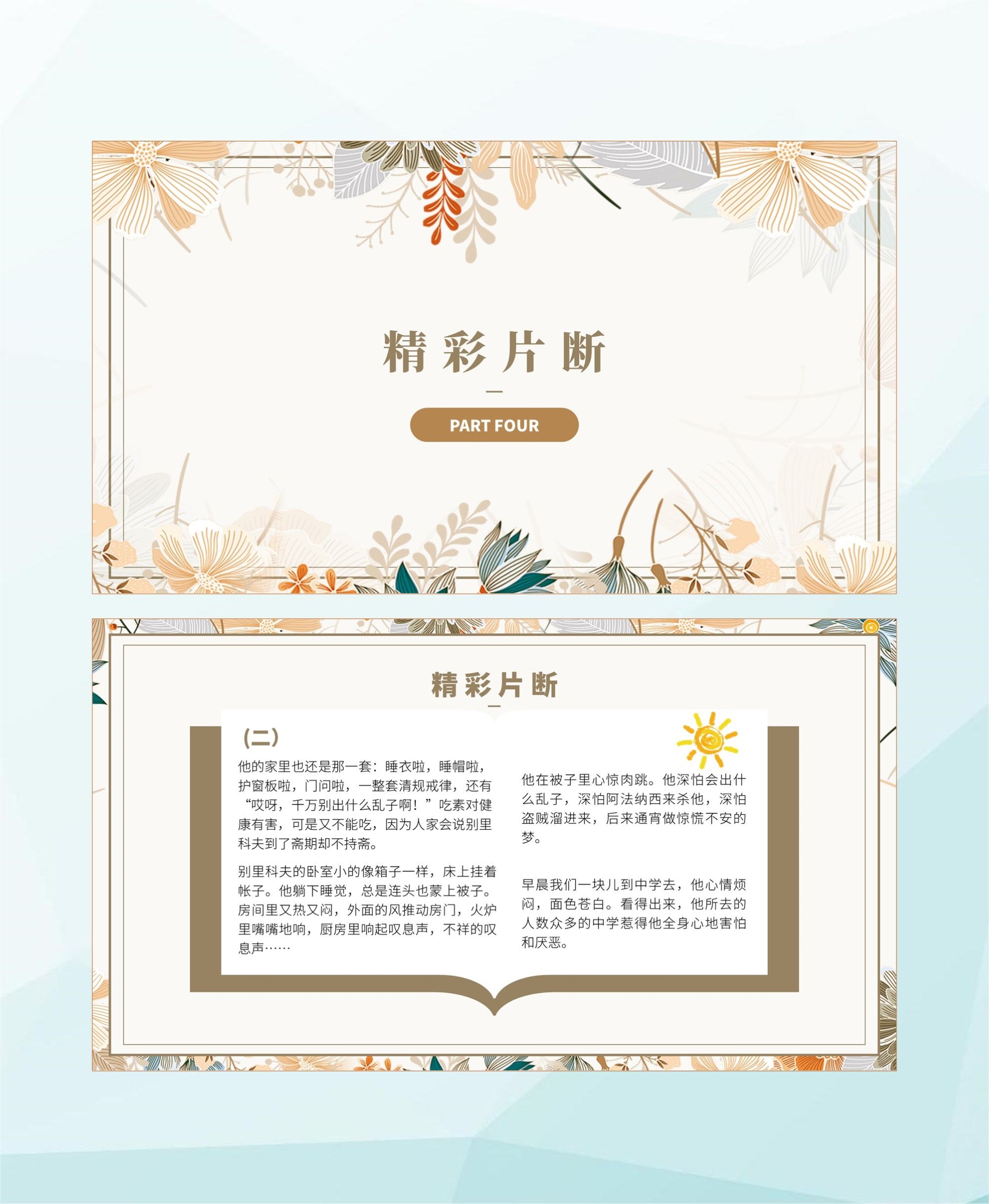 经典名著《套中人》读书分享ppt