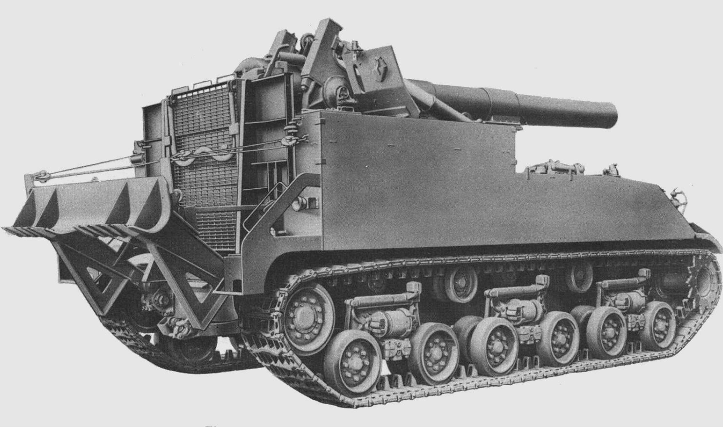 二战美国m43重型自行火炮,与m40高低搭配的重量级选手