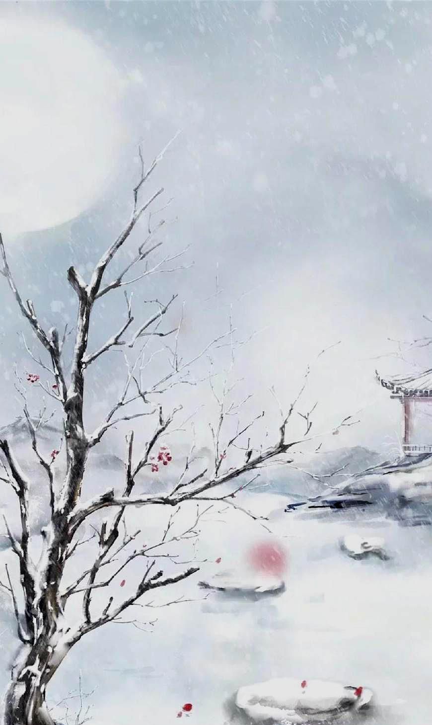 野旷天低树,江清月近人.25句诗词,以山水之名,寄予惆怅深情