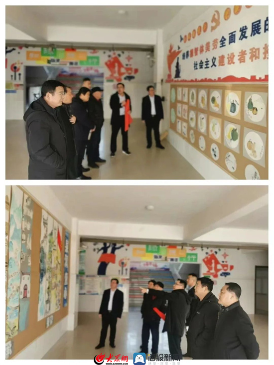 安丘雹泉学校开展"书法进校园 翰墨润心田"活动