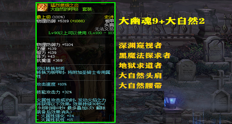 dnf大幽魂神话上衣最强搭配