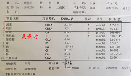 "肾功能检查"的那些事