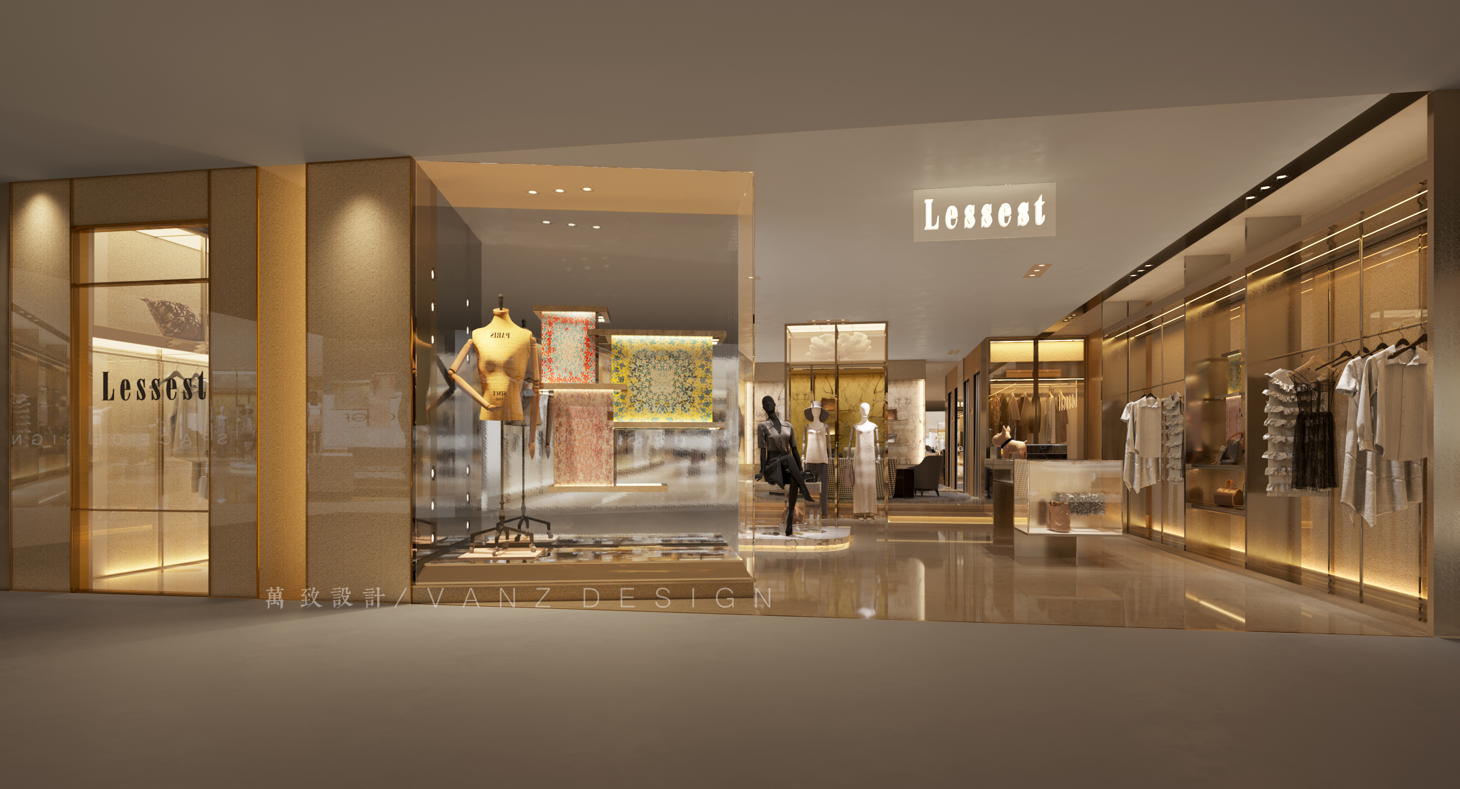 118㎡服装店设计改造,华丽蜕变,超乎你的想象