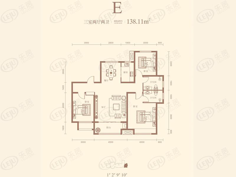 西昌翡丽华府户型图片