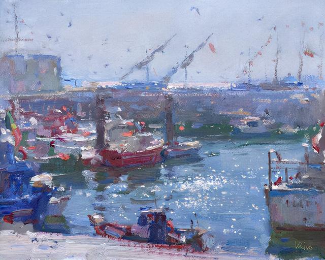 画家lena rivo:阳光倾泻,那是光的味道