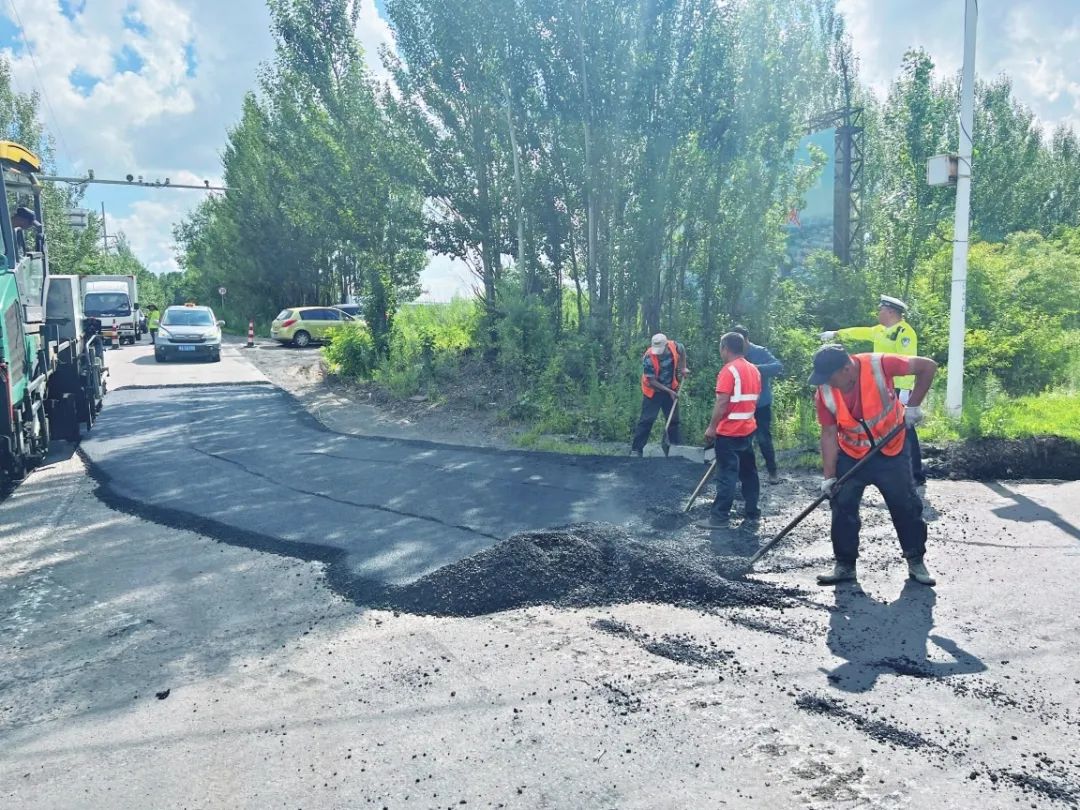g229国道七台河段质量提升工程即将完工