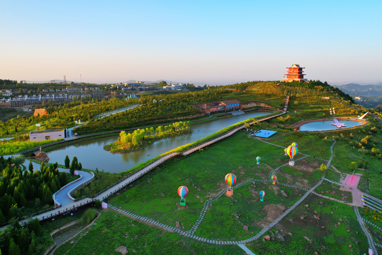 郑州周边旅游好去处,伏羲山云上牧场,分分钟带我们走进童话仙境