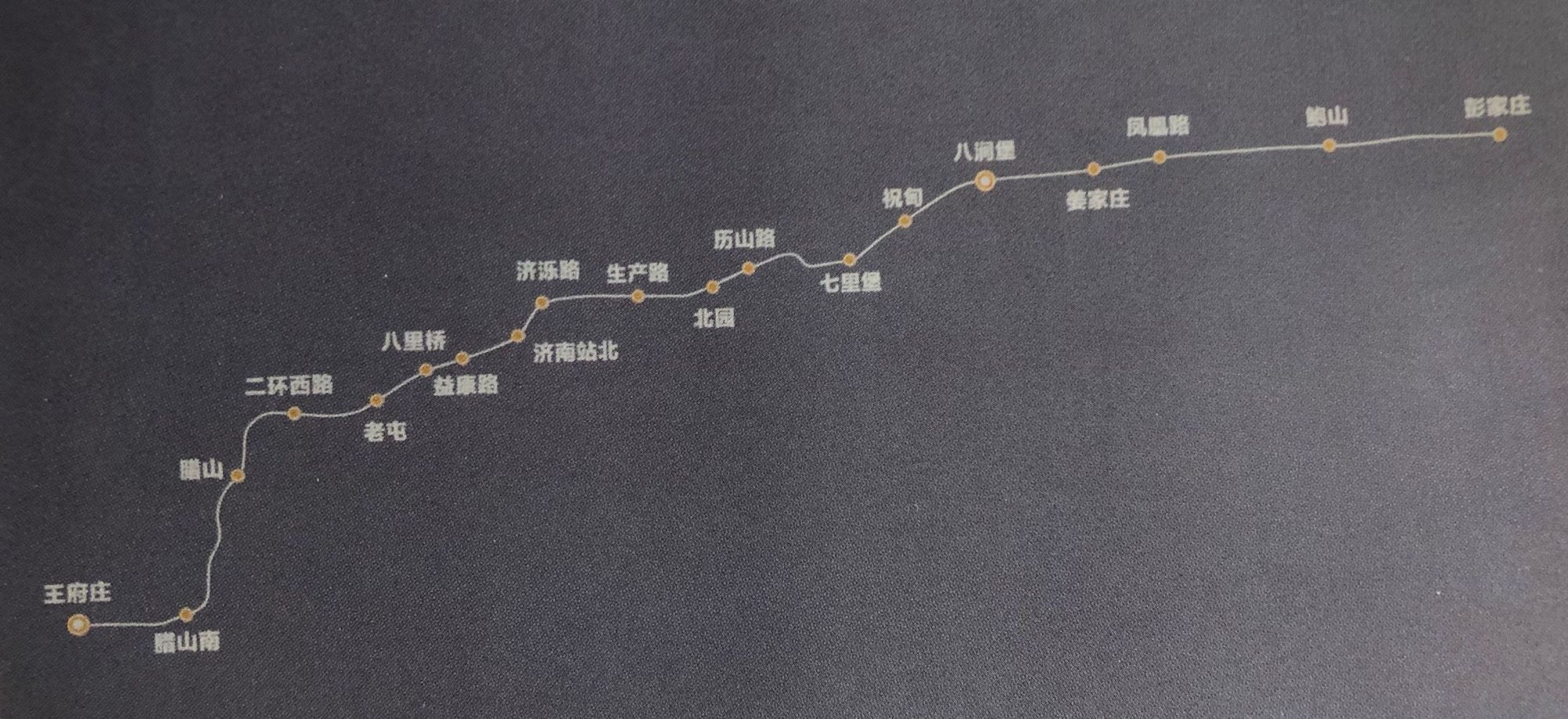 济南轻轨2号线线路图图片