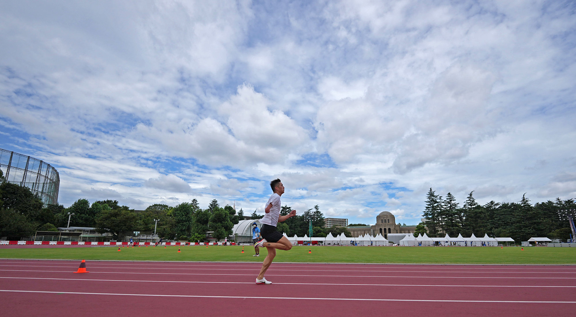 田径——中国队赛前训练