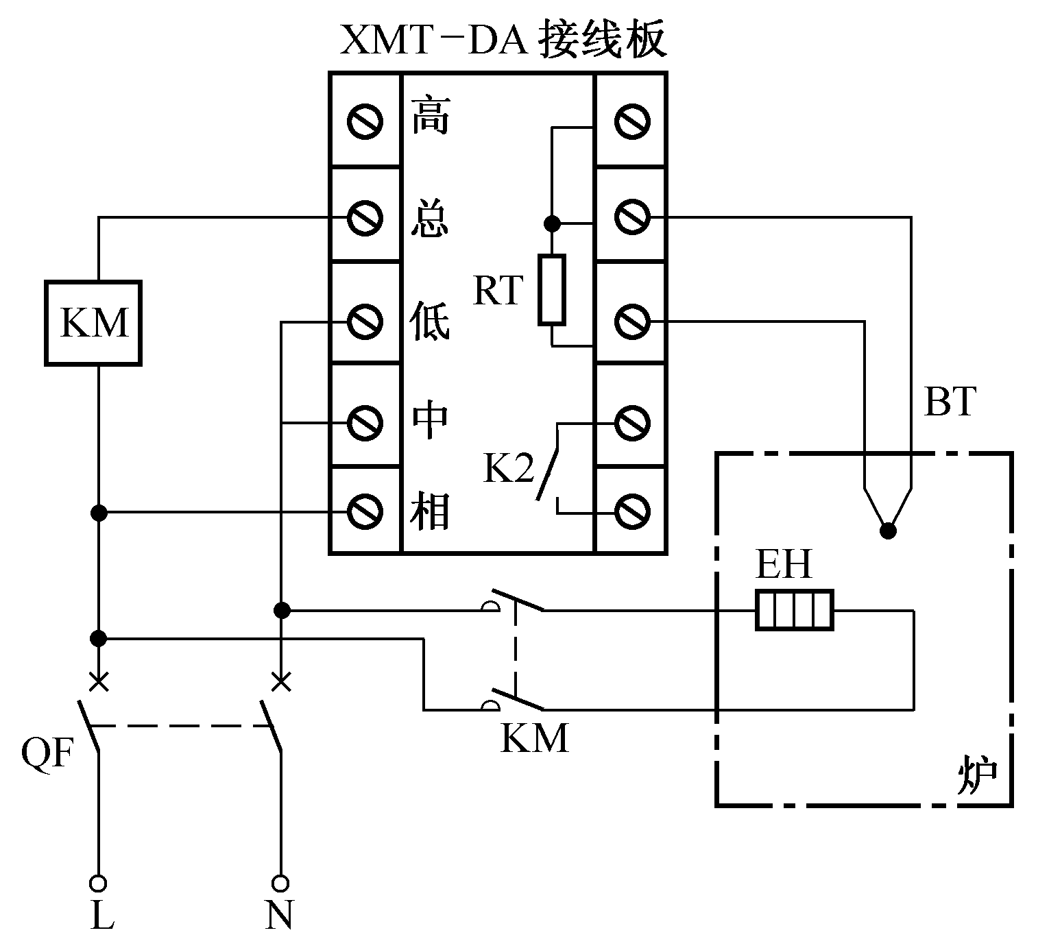 XMTD一2002接线图图片