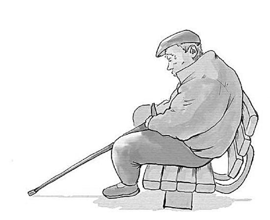 寒冷的冬季是年老体弱者的一个生死劫