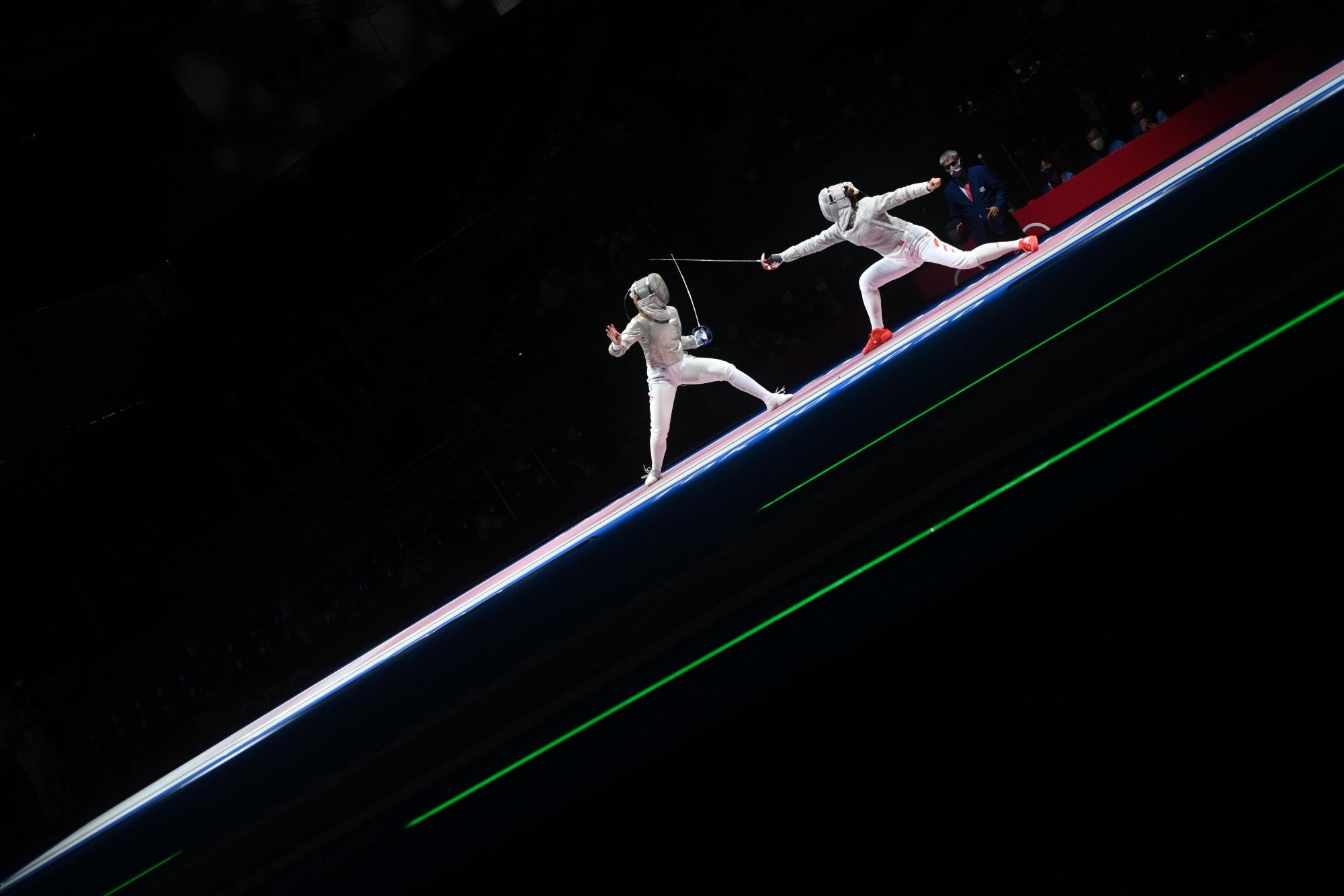 (东京奥运会)击剑——女子佩剑团体:中国队获得第七名