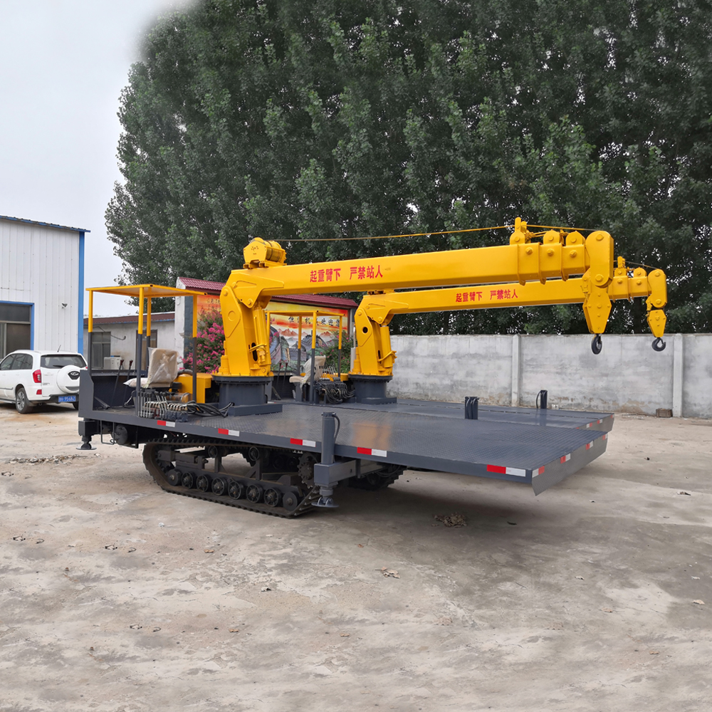 厂家供应履带随车吊 园林背树吊车三轮平板吊车